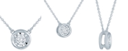 Macy's Diamond Bezel 18" Pendant Necklace (1/8 ct. t.w.)